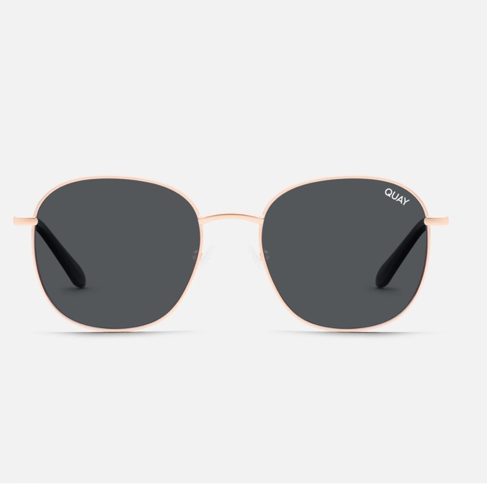 JEZABELL Gold Sunglasses Quay with Case